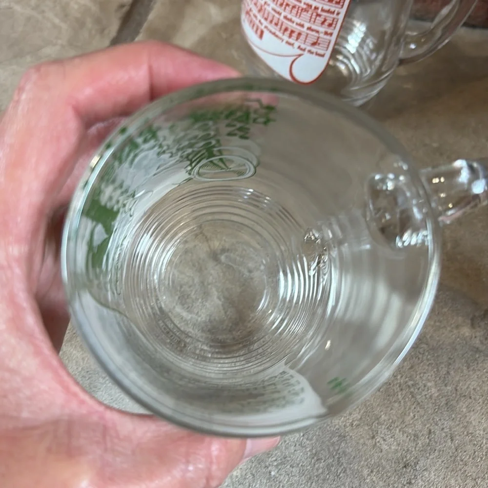 Vintage 1950s Hazel Atlas collectors glass mugs